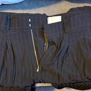 Everlane Black Textured Trousers